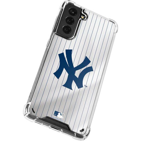 MLB New York Yankees Home Jersey Galaxy S21 5G Clear Case