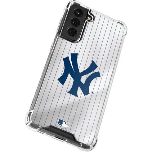 MLB New York Yankees Home Jersey Galaxy S22 Clear Case