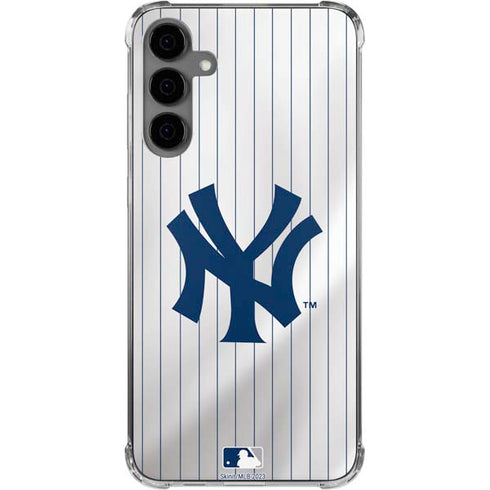 MLB New York Yankees Home Jersey Galaxy S24 Plus Clear Case
