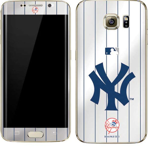 MLB New York Yankees Home Jersey Galaxy S7 Edge Skin