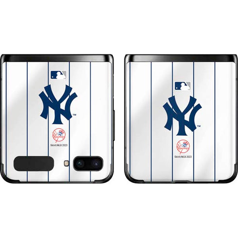MLB New York Yankees Home Jersey Galaxy Z Flip Skin