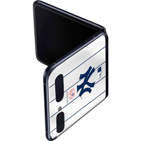 MLB New York Yankees Home Jersey Galaxy Z Flip Skin