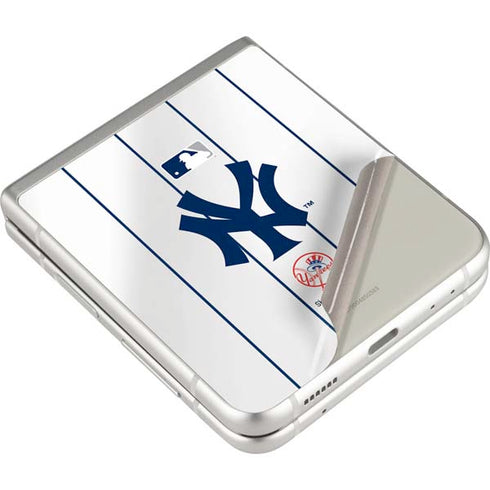 MLB New York Yankees Home Jersey Galaxy Z Flip4 5G Skin