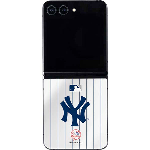 MLB New York Yankees Home Jersey Galaxy Z Flip5 5G Skin