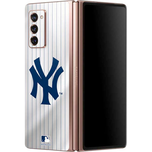 MLB New York Yankees Home Jersey Galaxy Z Fold2 5G Skin
