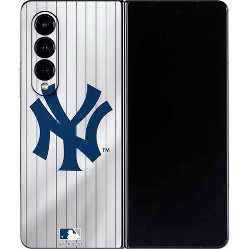 MLB New York Yankees Home Jersey Galaxy Z Fold4 5G Skin