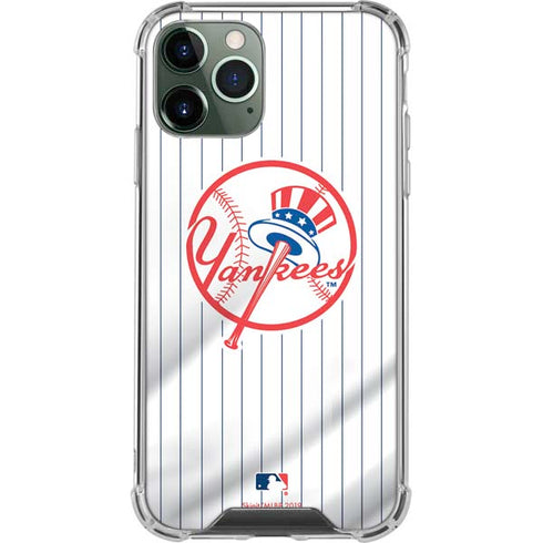 MLB New York Yankees Home Jersey iPhone 11 Pro Max Clear Case