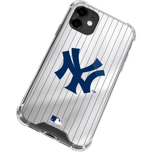 MLB New York Yankees Home Jersey iPhone 12 Clear Case