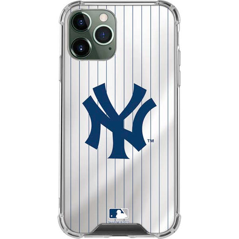 MLB New York Yankees Home Jersey iPhone 12 Pro Clear Case