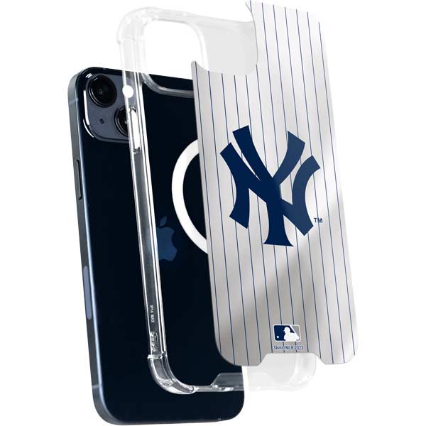 Heavy Duty Majestic New York Yankees Ladies White Pinstripe