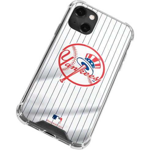 MLB New York Yankees Home Jersey iPhone 15 Plus Clear Case
