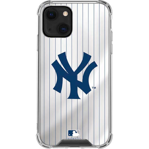 MLB New York Yankees Home Jersey iPhone 15 Plus Clear Case