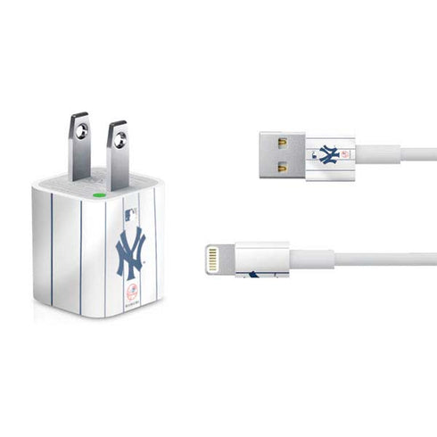 MLB New York Yankees Home Jersey iPhone Charger (5W USB) Skin