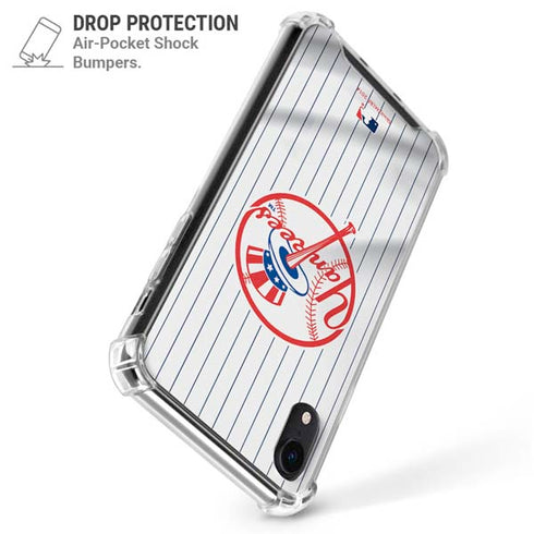MLB New York Yankees Home Jersey iPhone XR Clear Case