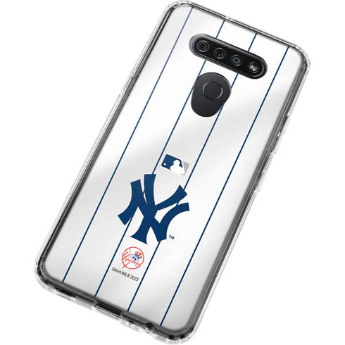 MLB New York Yankees Home Jersey LG K51/Q51 Clear Case