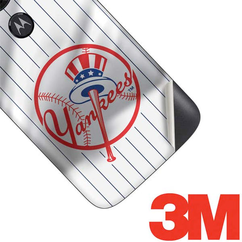 MLB New York Yankees Home Jersey Moto E5 Play Skin