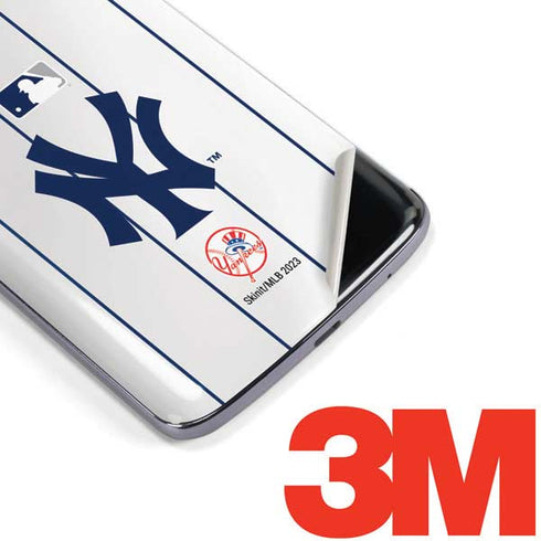 MLB New York Yankees Home Jersey Moto E5 Plus Skin