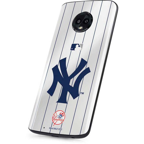 MLB New York Yankees Home Jersey Moto G6 Skin