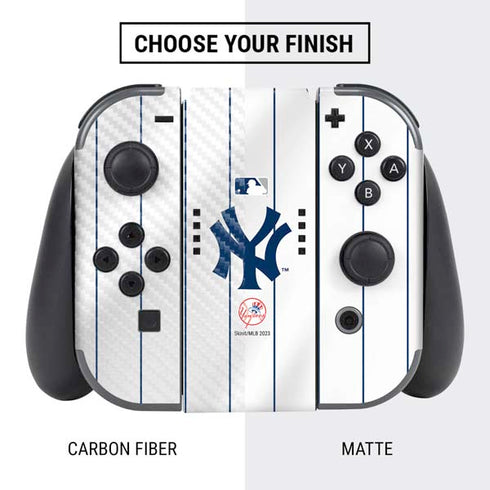 MLB New York Yankees Home Jersey Nintendo Switch Bundle Skin