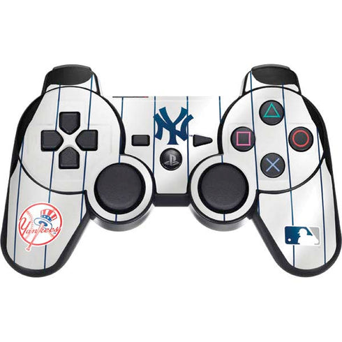 MLB New York Yankees Home Jersey PS3 Dual Shock wireless controller Skin
