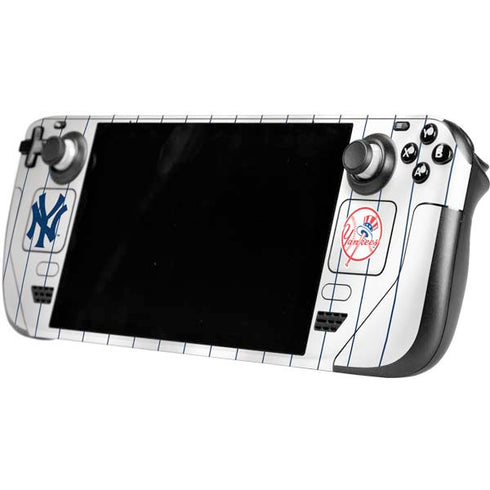 MLB New York Yankees Home Jersey Steam Deck Handheld Gaming Computer Skin