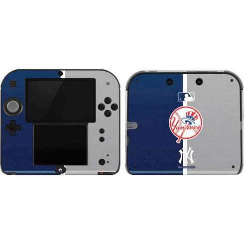 MLB New York Yankees Split Nintendo 2DS Skin