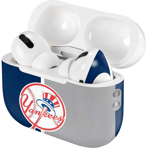 MLB New York Yankees Split AirPods Pro 2nd Gen Skin