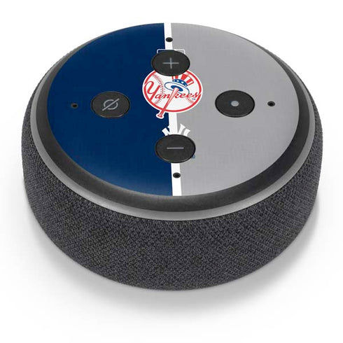 MLB New York Yankees Split Amazon Echo Dot Skin