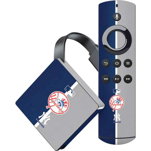 MLB New York Yankees Split Amazon Fire TV Skin