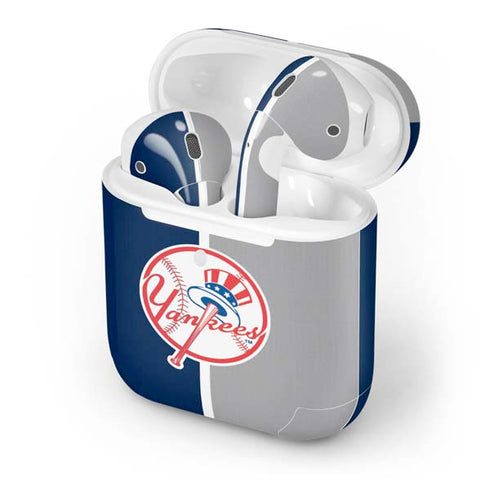 MLB New York Yankees Split Apple AirPods 2 Skin