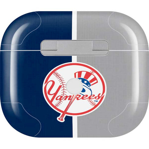 MLB New York Yankees Split Apple AirPods (3rd Gen 2021) Skin