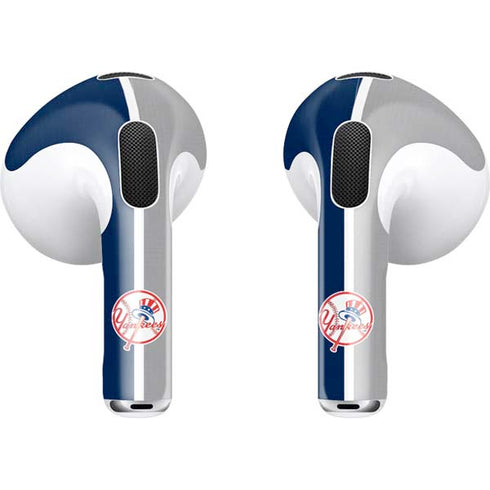 MLB New York Yankees Split Apple AirPods (3rd Gen 2021) Skin
