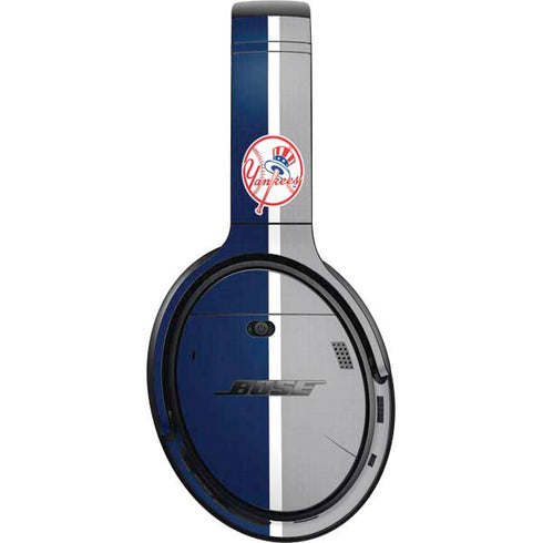 MLB New York Yankees Split Bose QuietComfort 35 Headphones Skin
