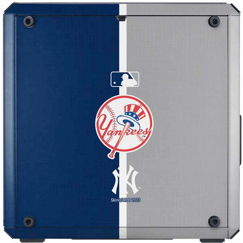 MLB New York Yankees Split Cooler Master MasterBox Q300L Mini Tower Skin