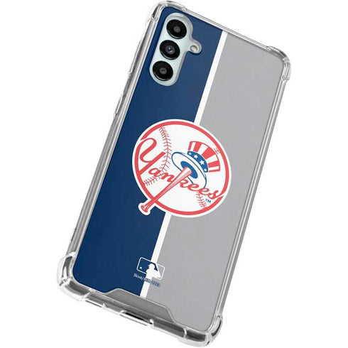 MLB New York Yankees Split Galaxy A15 5G Clear Case