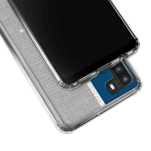 MLB New York Yankees Split Galaxy A21 Clear Case