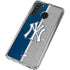 MLB New York Yankees Split Galaxy A21 Clear Case