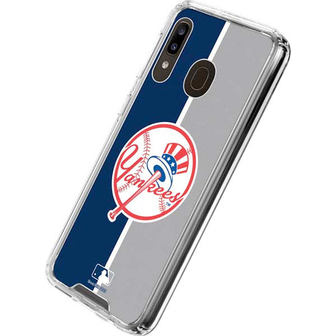 MLB New York Yankees Split Galaxy A30 Clear Case