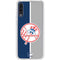 MLB New York Yankees Split Galaxy A50 Clear Case