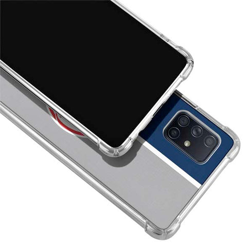 MLB New York Yankees Split Galaxy A51 5G Clear Case