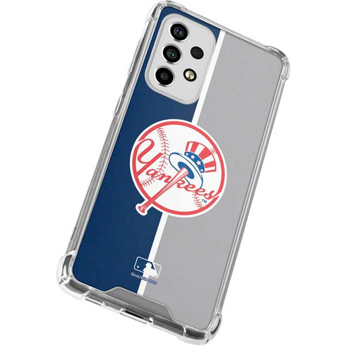 MLB New York Yankees Split Galaxy A53 5G Clear Case