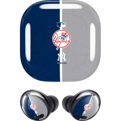 MLB New York Yankees Split Galaxy Buds Pro Skin