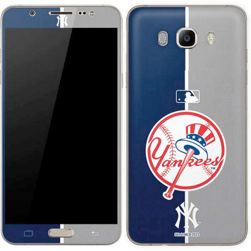 MLB New York Yankees Split Galaxy J7 Skin