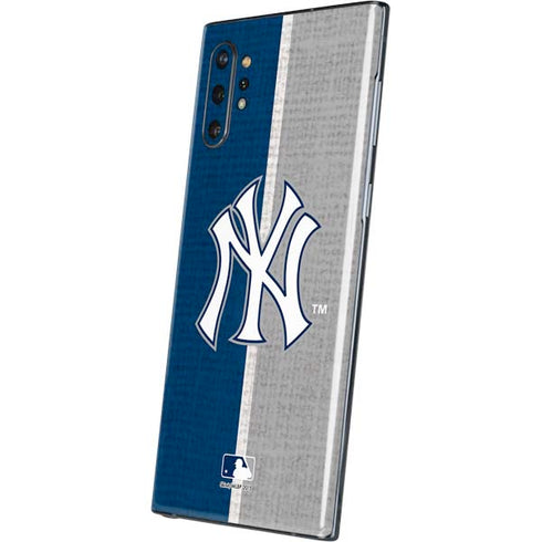 MLB New York Yankees Split Galaxy Note 10 Plus Skin