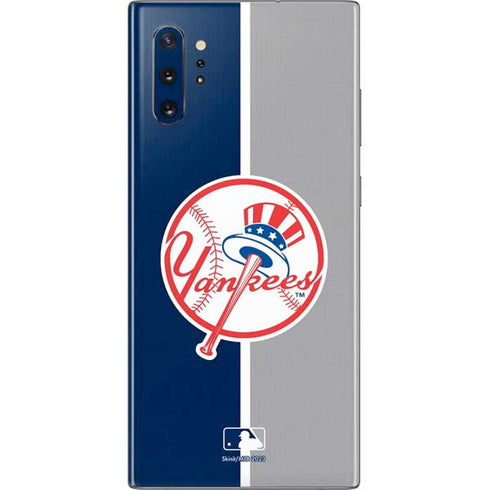MLB New York Yankees Split Galaxy Note 10 Plus Skin