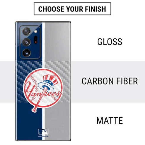 MLB New York Yankees Split Galaxy Note20 Ultra 5G Skin
