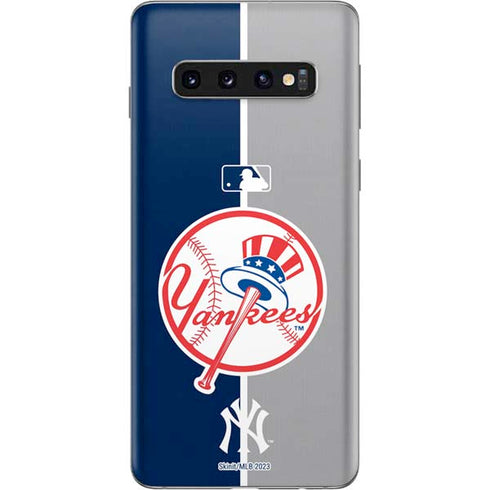 MLB New York Yankees Split Galaxy S10 Skin