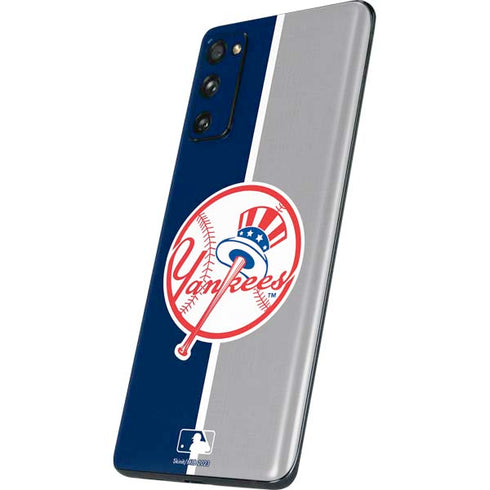 MLB New York Yankees Split Galaxy S20 Fan Edition Skin