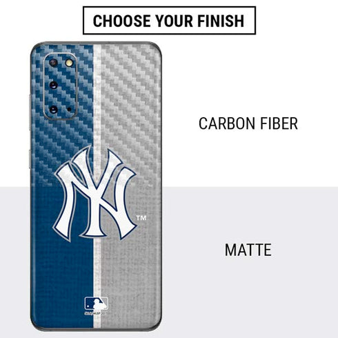 MLB New York Yankees Split Galaxy S20 Skin