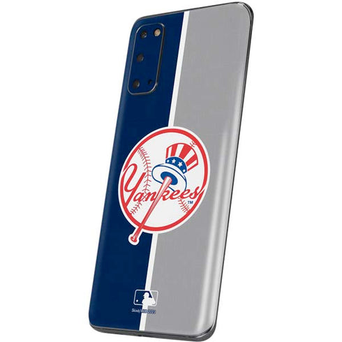 MLB New York Yankees Split Galaxy S20 Skin